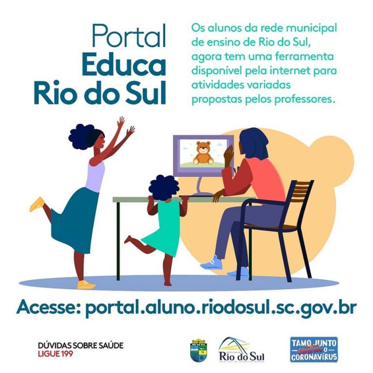 Secretaria de Educação de Rio do Sul lança portal para atividades pela internet